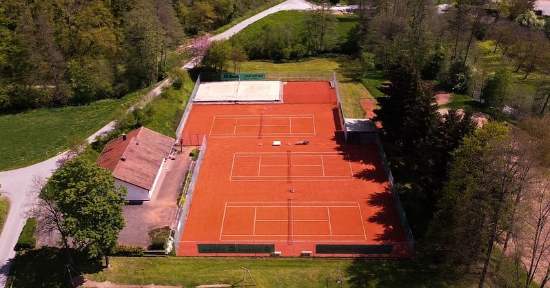 Tennisanlage Luftbild